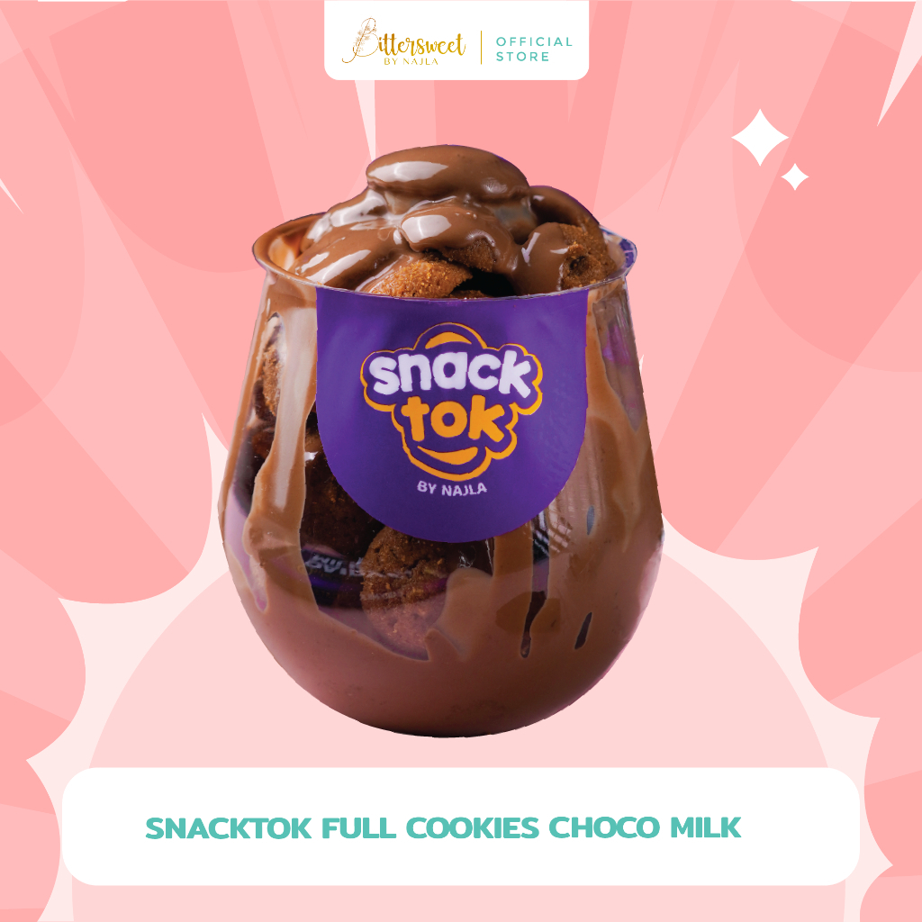 Bittersweet BY Najla - Snacktok Full Cookies Chocomilk Ready Stock