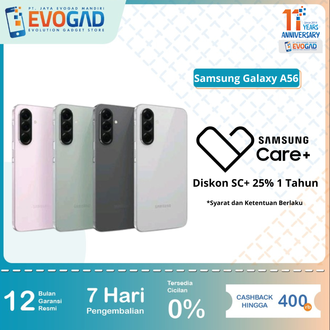Samsung A56 5g 8/256 & 12/256, Exynos 1580 Processor, 6.7 Inch Super Amoled, 5000Mah, 45W Fast Charging | Official Sein Warranty 1 Year Harga  5,578,000 Ringgit*Penghantaran Percuma