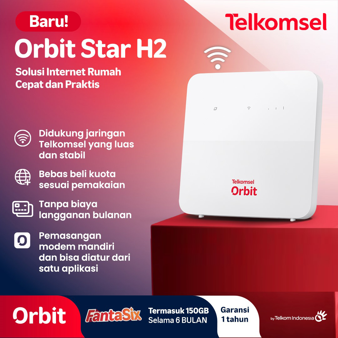 Unlock | WiFi router Modem Huawei B320 Telkomsel orbit star H2 Harga 669,000 rupiah*Gratis Ongkir