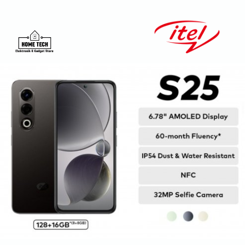 itel s25 nfc ram 8/128gb *garansi resmi* Giá 1,762,000 Đồng*Miễn phí vận chuyển