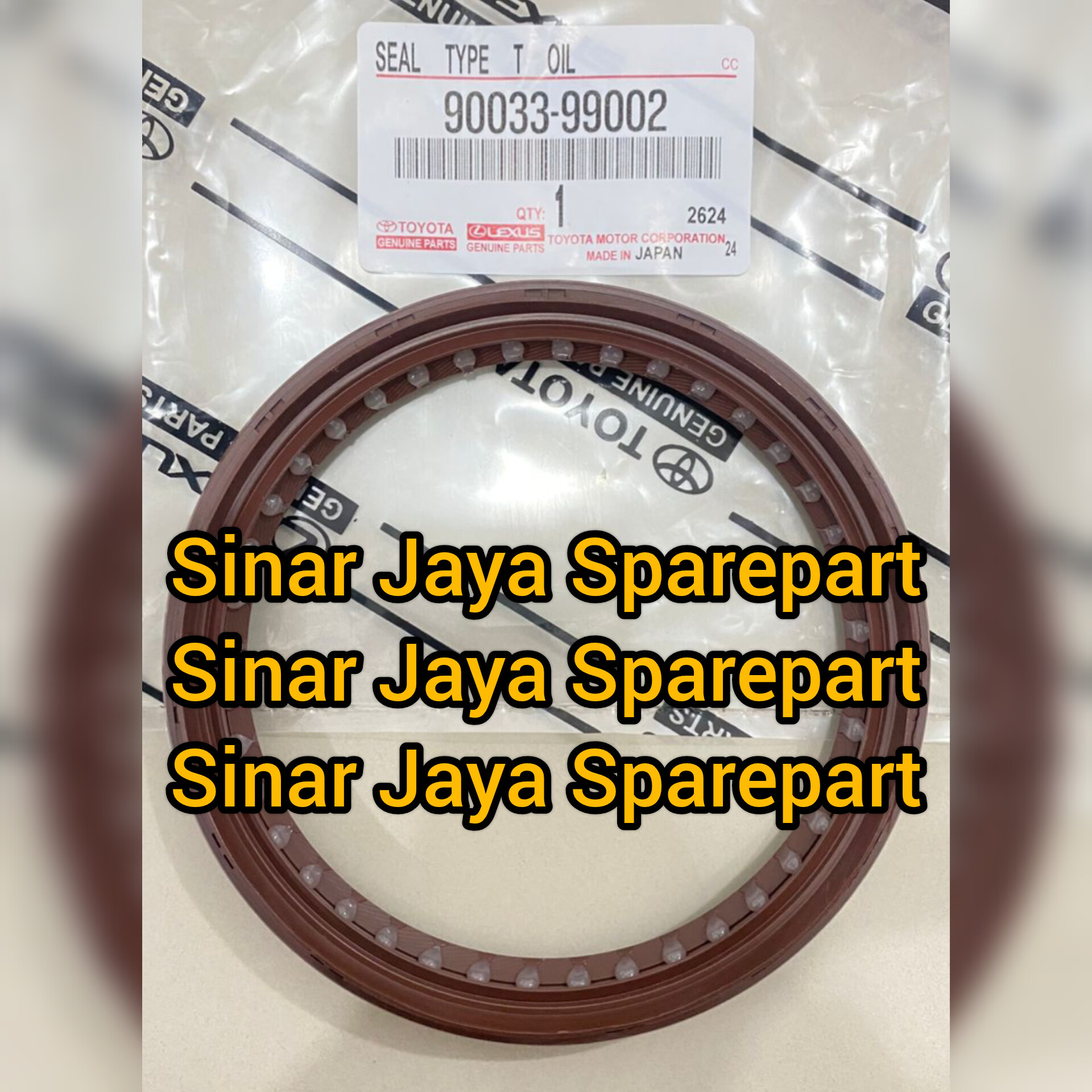 Rear US crutch seal or rear crankshaft seal Toyota Dyna 110 125 130 Hino Dutro 110 125 130 SZ311-00004 Harga 75,000 rupiah*Gratis Ongkir