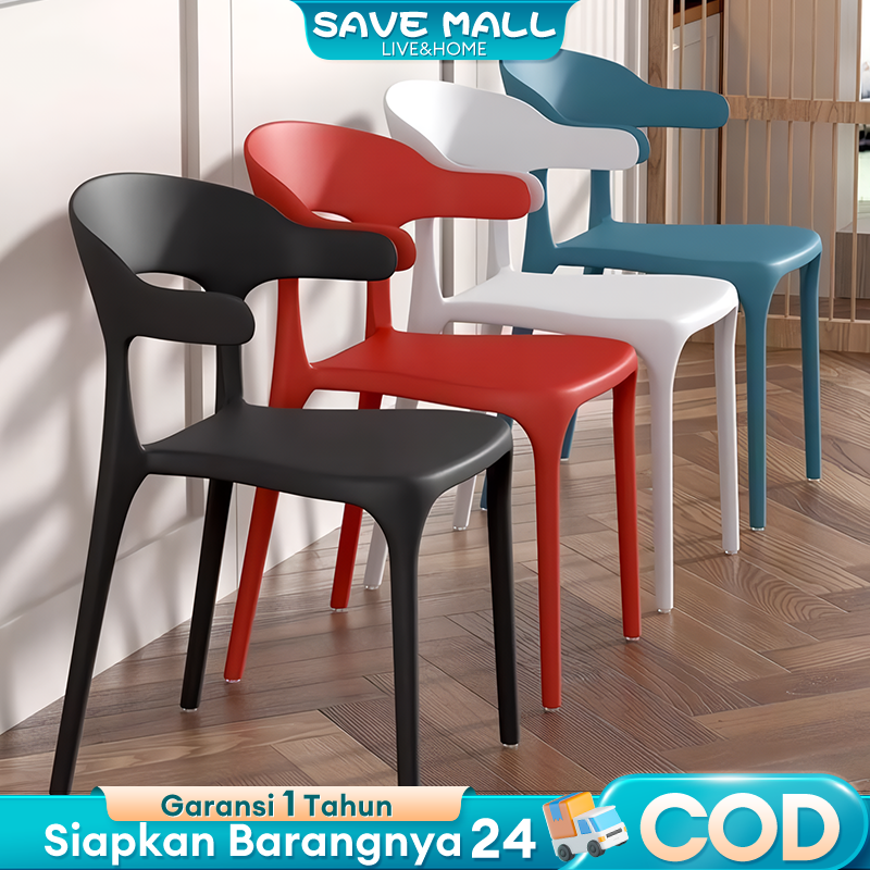 Savemall living room chairs plastic celebration chairs plastic dining table chairs thick office chairs cheap patio chairs Harga 117,000 rupiah*Gratis Ongkir