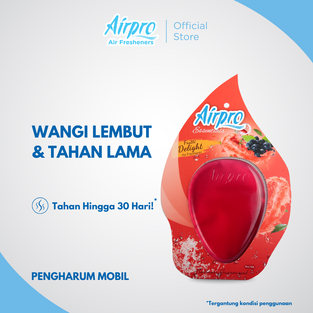 Airpro Essentials Frutti Delight Pengharum Mobil Ruangan Harga 20,000 rupiah*Gratis Ongkir