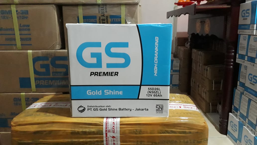 Aki mobil Land Rover MB 700 Seris TOYOTA Crown GS GOLD SHINE N50ZL Harga 1,022,000 rupiah*Gratis Ongkir