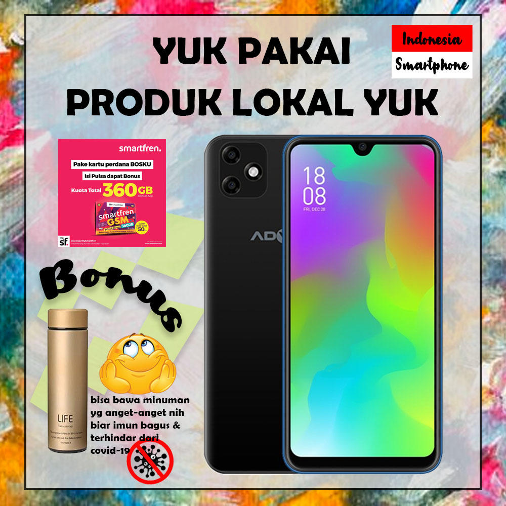 Advan G5 Elite 3GB/16GB 4GLte Garansi Resmi Bonus / COD / Gratis Ongkir / Kredit Kuota Internet