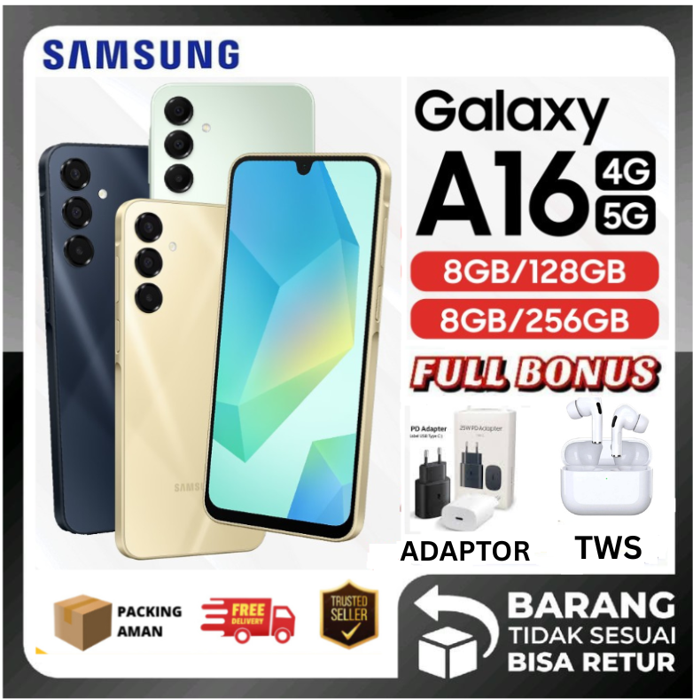 Samsung Galaxy A16 A15 5g 8/128Gb 8/256Gb Official Store Warranty 8 128 256 Gb - 4g 8/256Gb, Blue - Bonus Giá 2,013,760 Đồng*Miễn phí vận chuyển