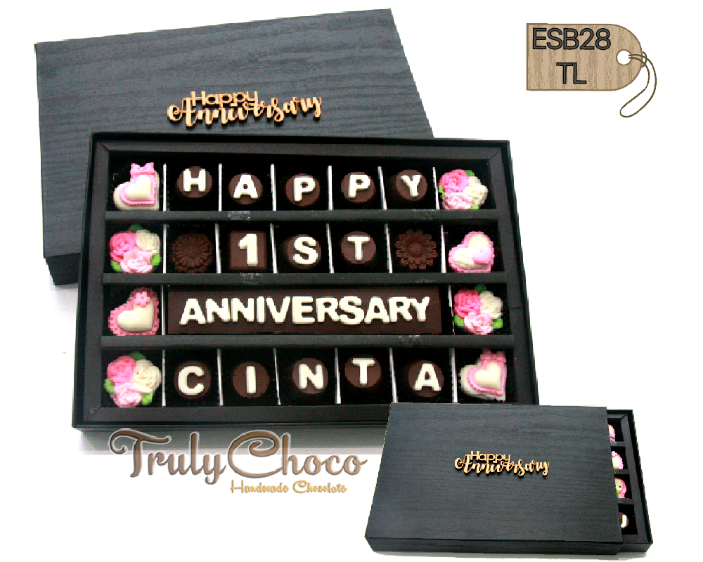 Trulychoco kado coklat anniversary untuk suami