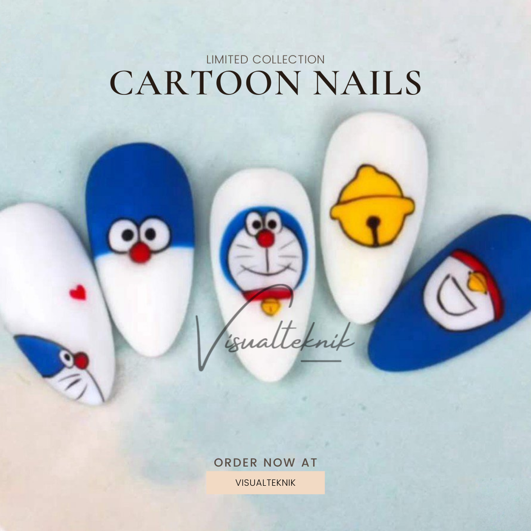 Jual Stiker Kuku Motif Nail Art / Nail Sticker / Stiker Kuku Lucu Korea -  Doraemon - Jakarta Utara - Surpricestore | Tokopedia