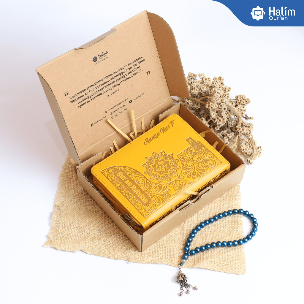 Bundling Quran Hafalan A6 Resleting Ukuran A6 Paket Bundling Free Custom Nama Tanpa PO & Box cocok untโฆ