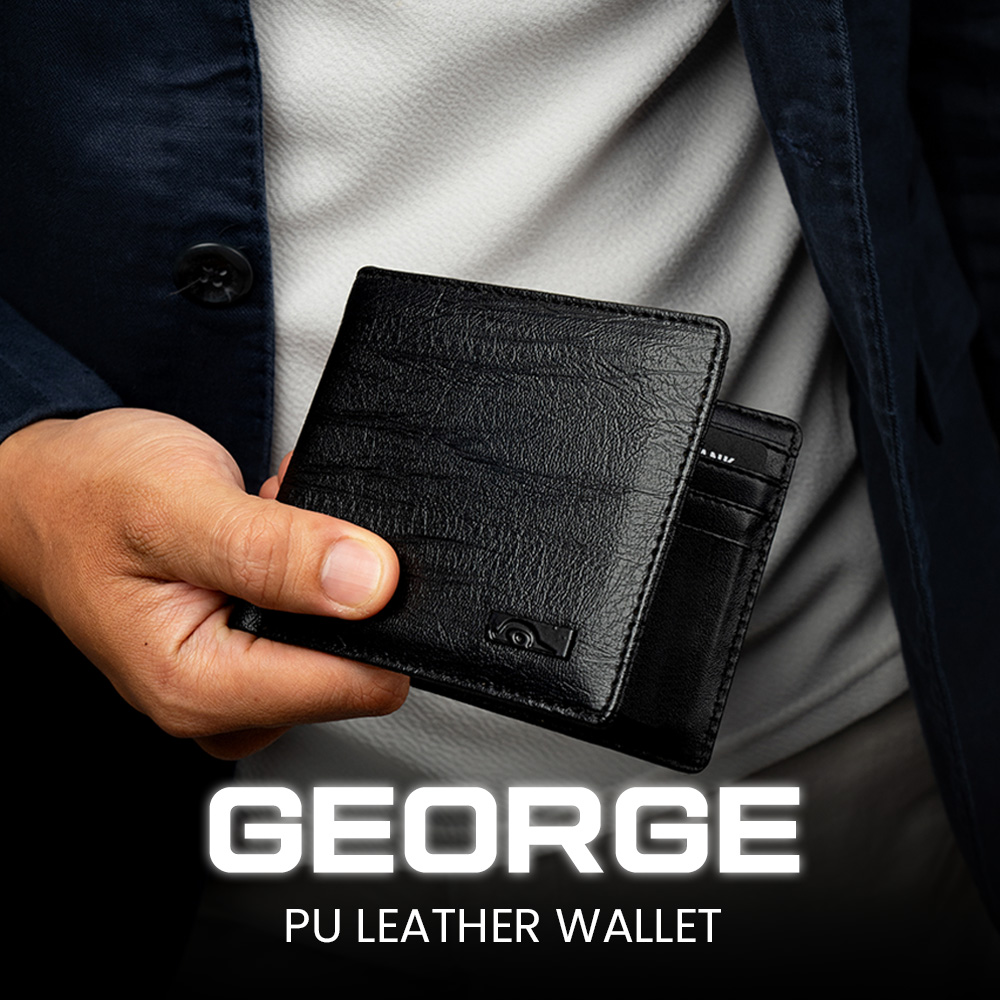 JFR George Wallet - Dompet Pria Bahan Kulit PU Premium JP34