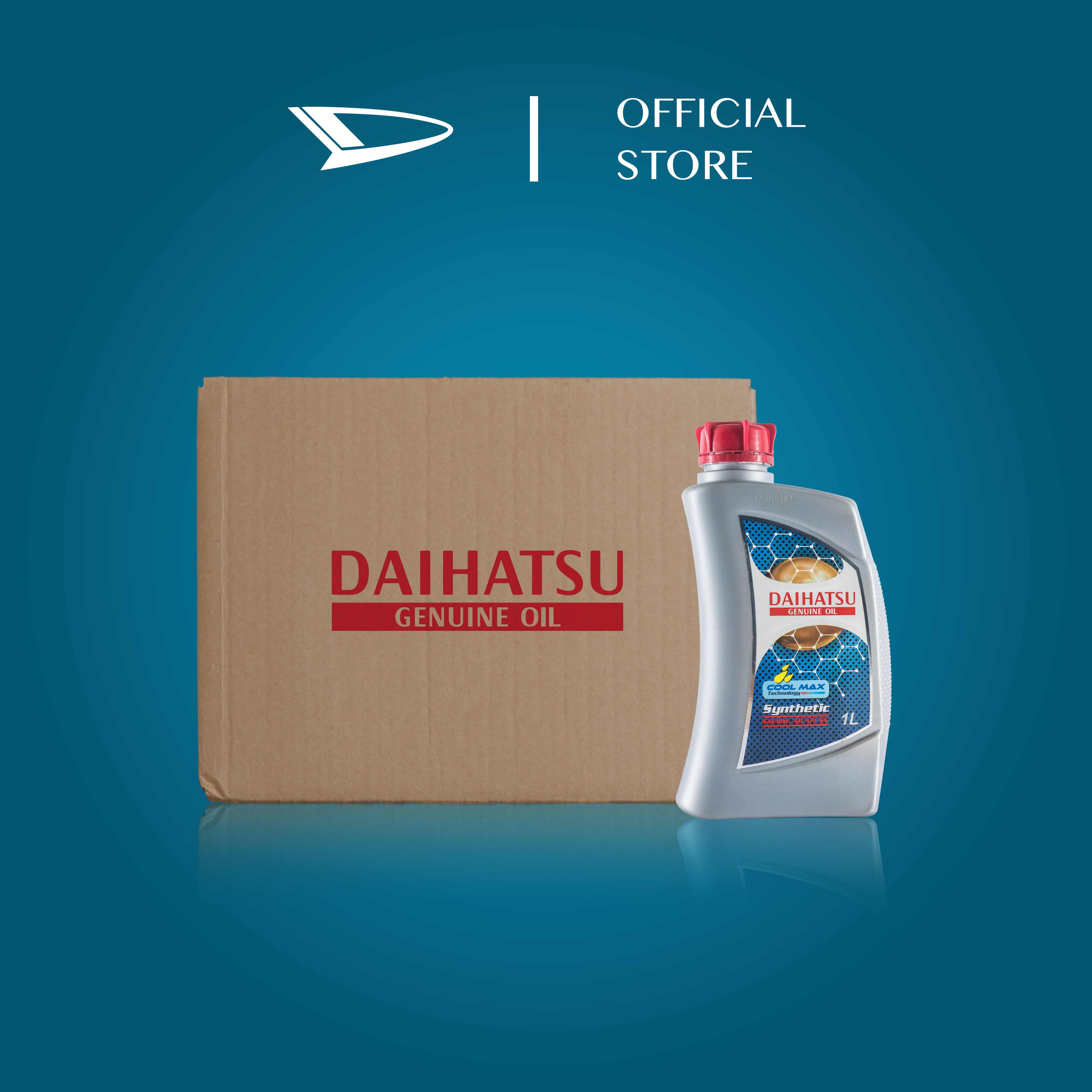 Grosir - Daihatsu Genuine Oil 10W-40 API SN Synthetic Oil Mobil [12 x 1 Liter] Harga 1,380,000 Ringgit*Penghantaran Percuma