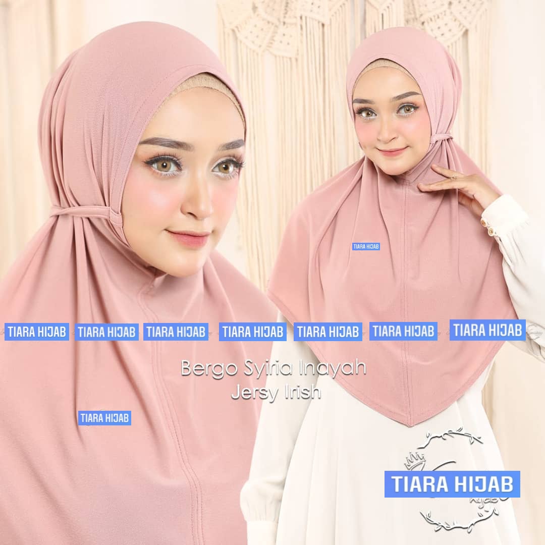 TIARA HIJAB BERGO MARYAM INAYAH SYIRIA TALI IN NON PAD