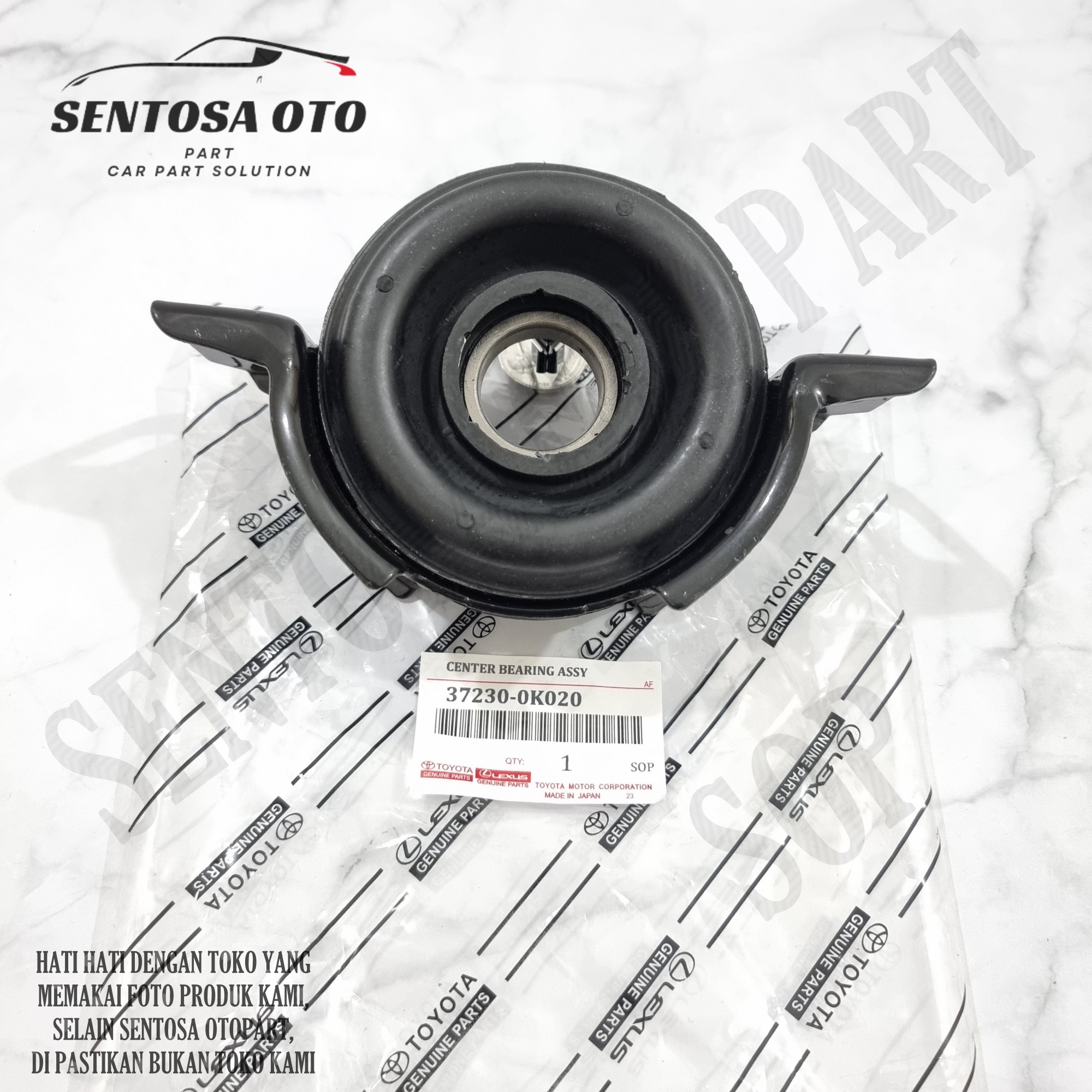 Center Bearing Assy Karet Gantungan Kopel Innova Hilux Single Cabin Sc 37230-0K020 Harga 150,000 rupiah*Gratis Ongkir