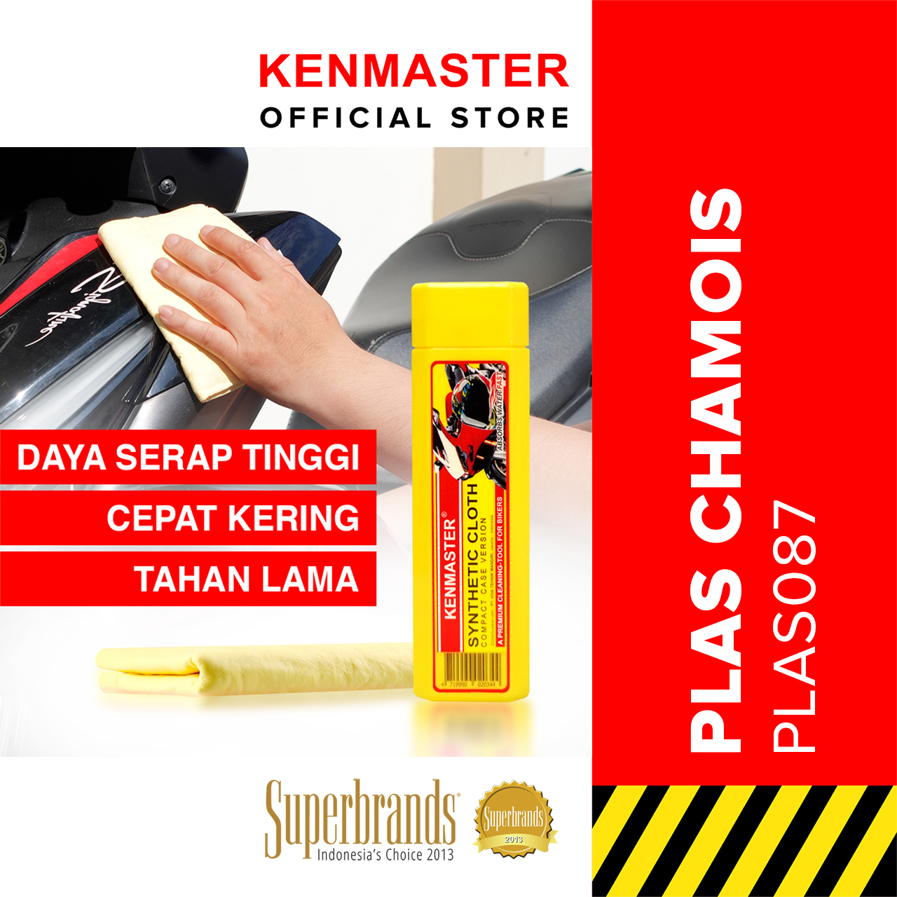 Kenmaster Plas Chamois Motor Segi 8 - PLAS087 Harga 11,700 Ringgit*Penghantaran Percuma