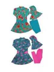 SPEEDS Baju renang anak swimsuit anak set muslim obral readystock 1027