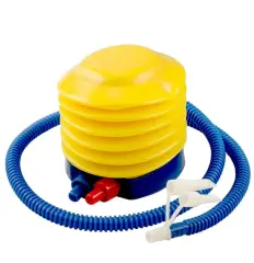 POMPA ANGIN INJAK MANUAL (BULAT KUNING) BALON UDARA FOIL BAN KARET RENANG KASUR AIR BED SEPEDA