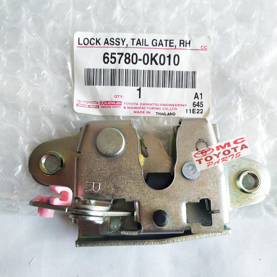 Door Lock Pintu Bagasi Belakang Kanan Original Hilux 65780-0K010 Harga 455,000 rupiah*Gratis Ongkir