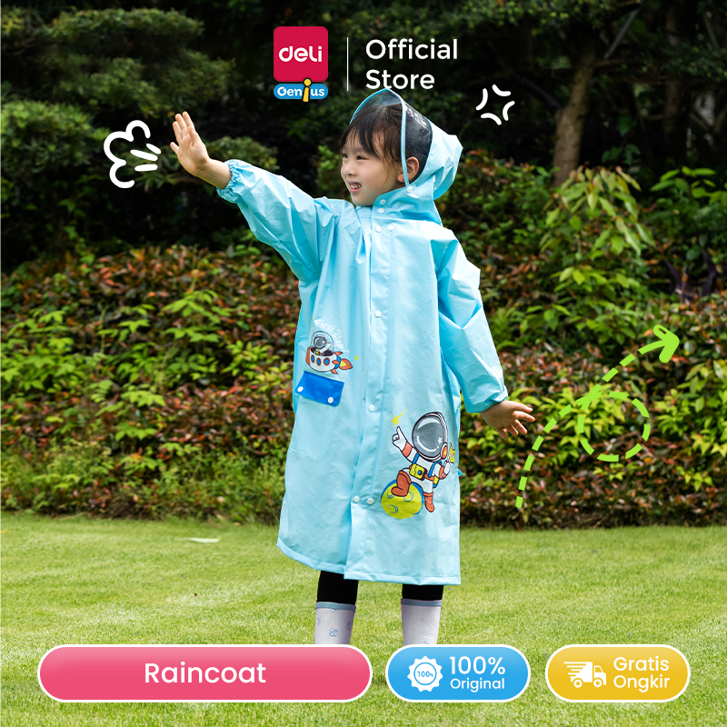 Vusign Jas Hujan Anak / Mantel Anak/ / Raincoat Waterproof VS407X Harga 97,000 rupiah*Gratis Ongkir