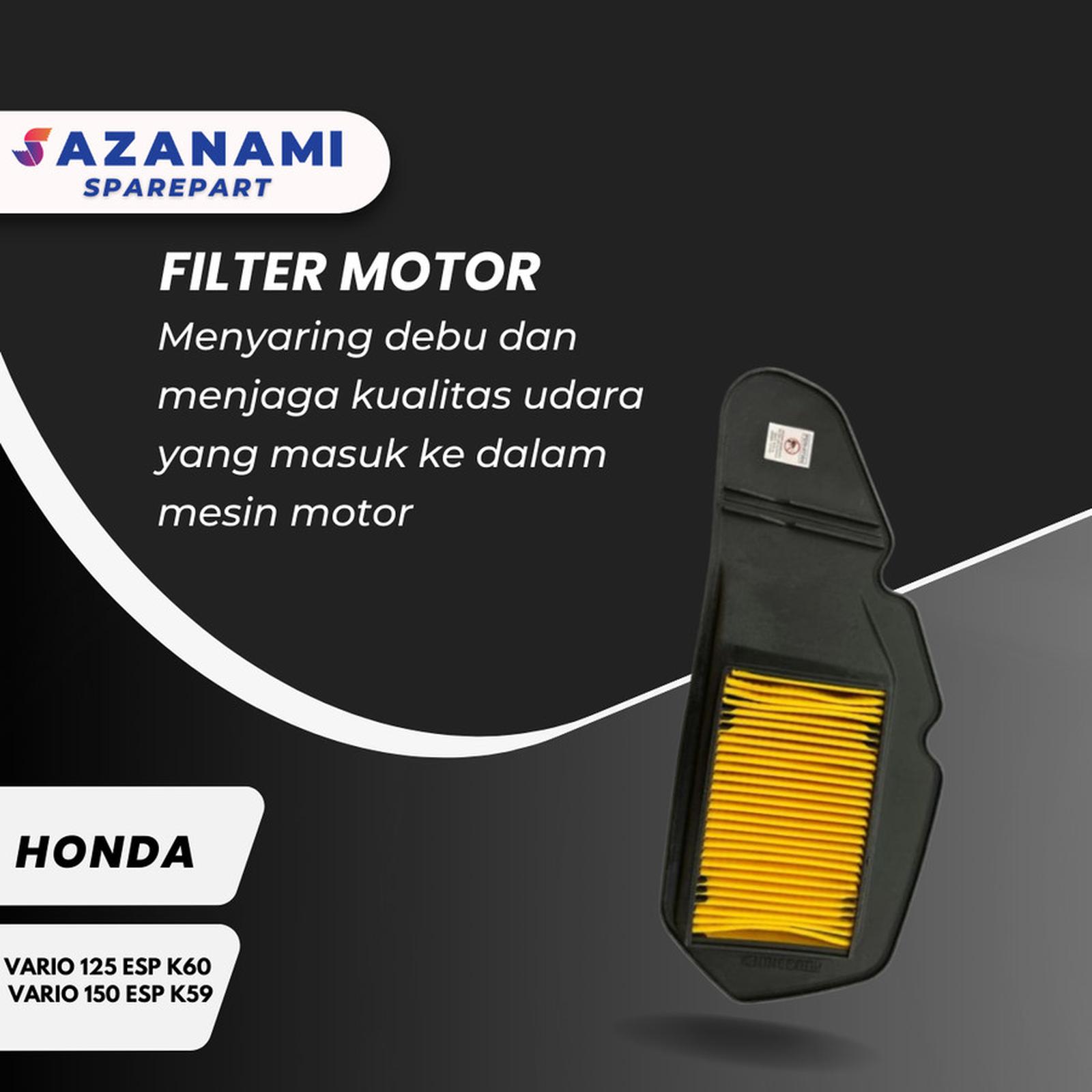 Honda Vario 150 Old Motorcycle Air Filter 2015-2017 Harga 18,000 rupiah*Gratis Ongkir