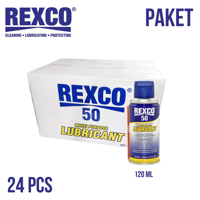 Rexco 50 SET 24 Pelumas Serba Guna / Anti Karat 120 Ml DUS Harga 1,031,184 rupiah*Gratis Ongkir