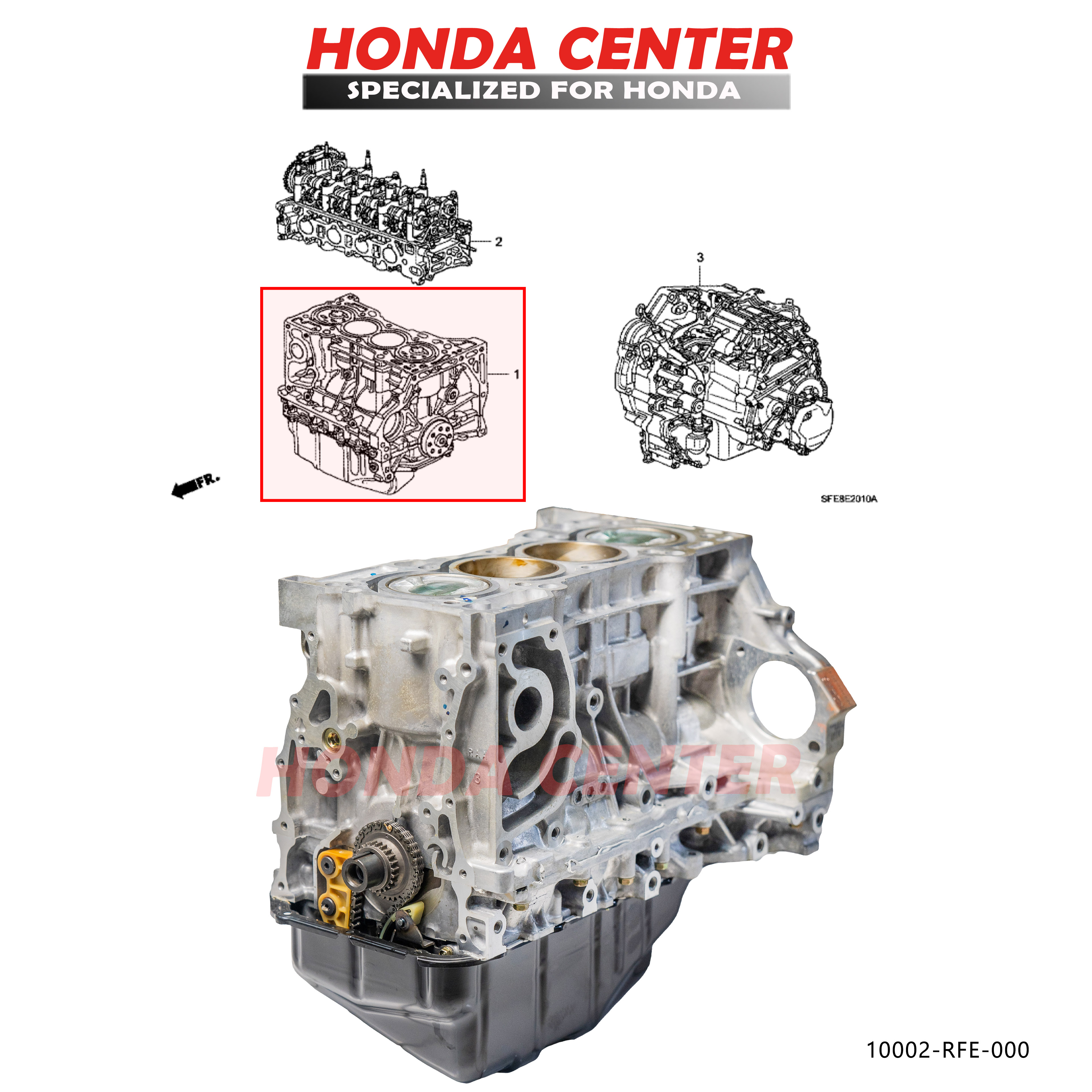 Block blok short mesin gundul mobil honda odyssey RB1 2004 2005 2006 2007 2008 2008 K24 Harga 16,200,000 rupiah*Gratis Ongkir