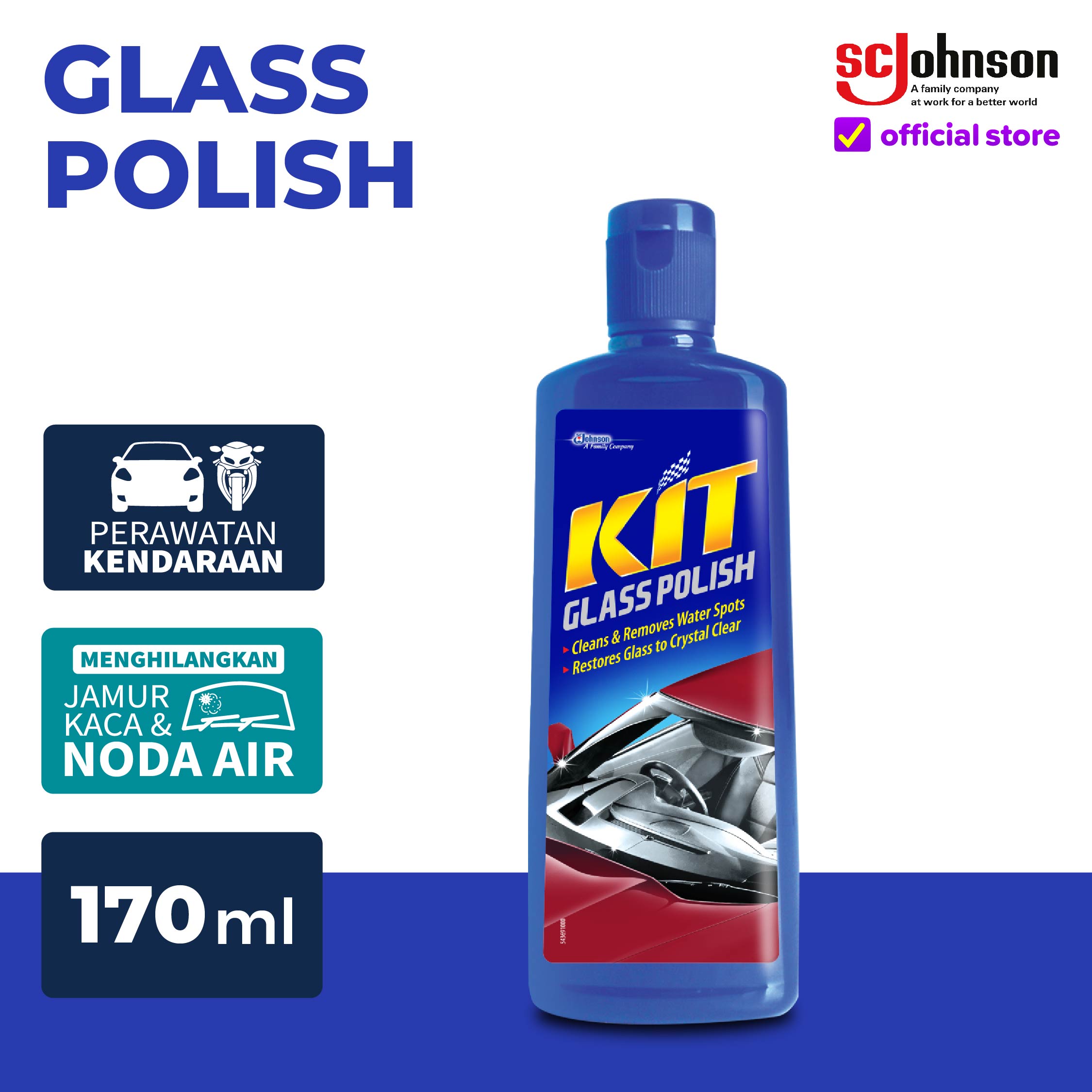 Kit Glass Polish 170mL Harga 38,480 Ringgit*Penghantaran Percuma