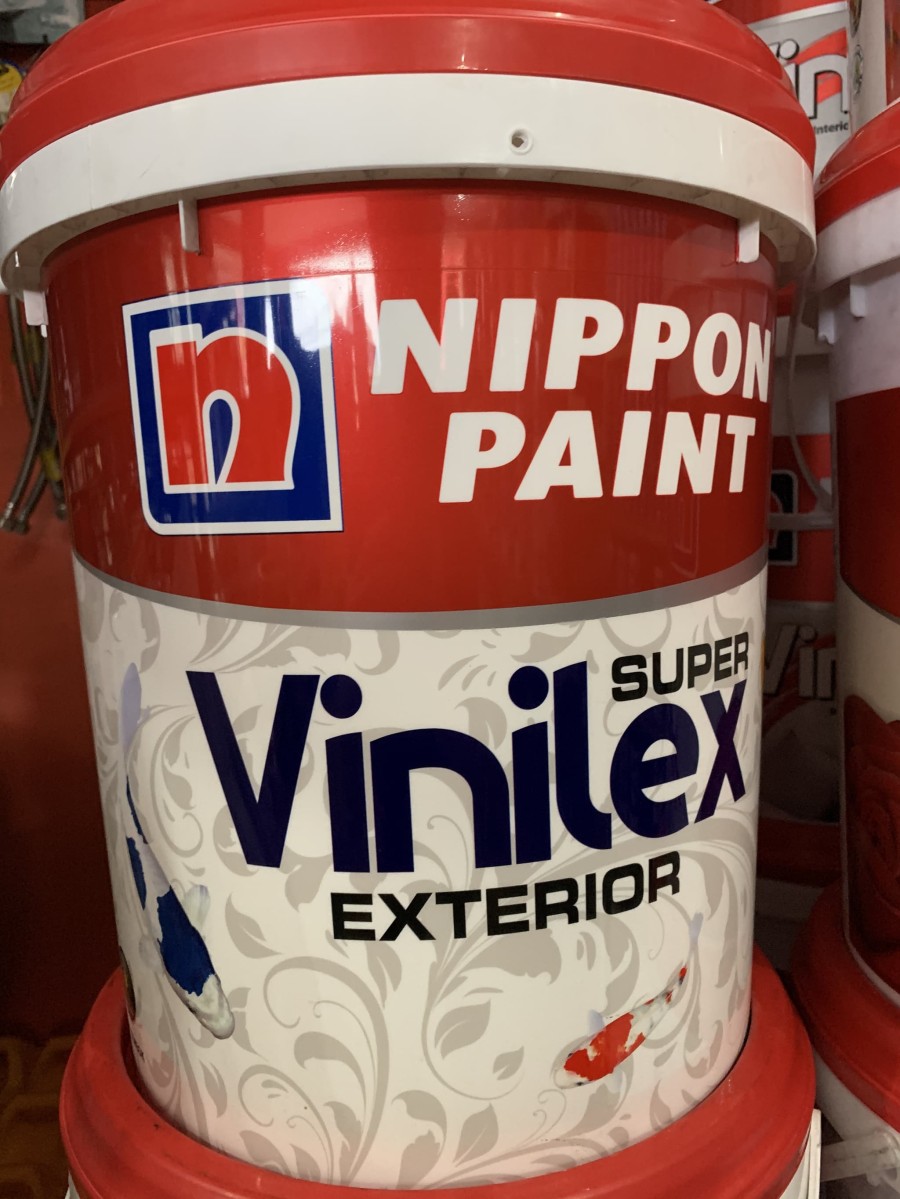 Super White vinilex paint exterior wall paint packaging 25 kg Harga 1,481,250 rupiah*Gratis Ongkir