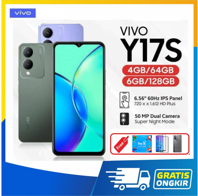 Smartphone Vivo Y17S Ram 6 Gb Rom 128 Gb Battery 5000Mah - Promo Harga  1,170,560 Ringgit*Penghantaran Percuma