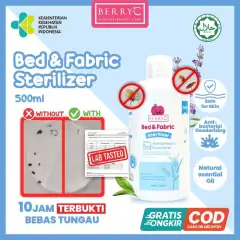 BerryC Bed And Fabric Spray Refill 500ml Sanitizer Anak Anti Tungau Kutu Bacterial Virus Non Alkohol