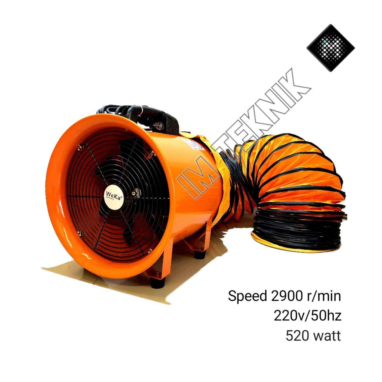 VEVOR Utility Blower Fan, 12 Inches, 520W 2295 CFM High Velocity ...