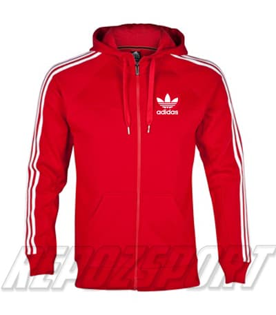 sweater adidas merah