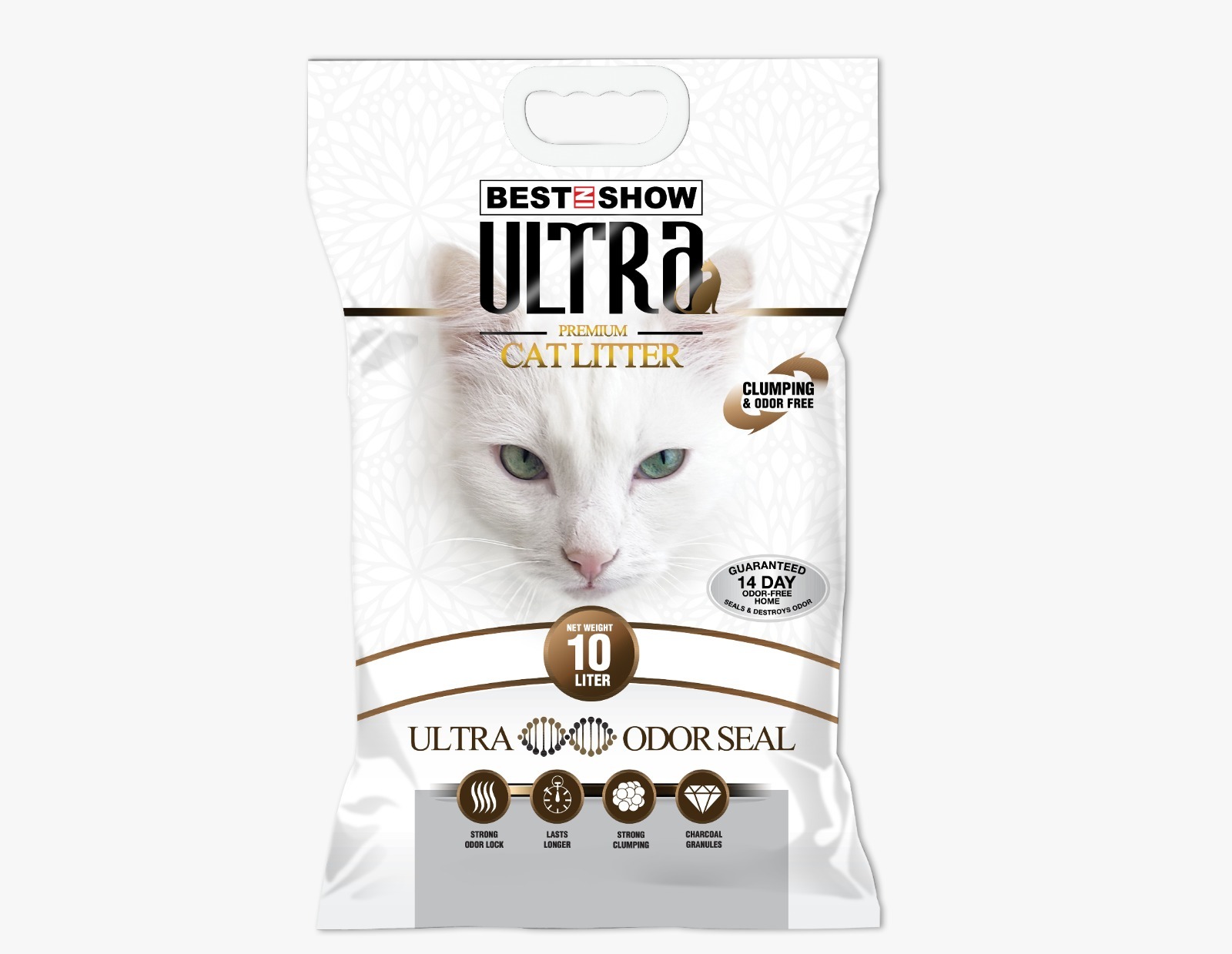 Best In Show Ultra Premium Cat Litter 10lt Pasir Kucing Premium
