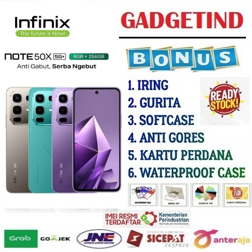 Sale Infinix Note 50X 5g+ 8/256 Gb | Up to 16Gb Extended Ram - Dimensity 7300 Ultimate - 6.67” Hd+ - 50Mp Ois - 5200 Mah - Nfc Harga  2,285,000 Ringgit*Penghantaran Percuma