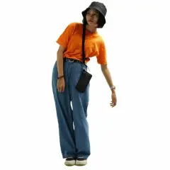 Nazril [Bayar Di Tempat] Dompet Kartu Pria Dan Wanita Sako Wallet Hinging grid