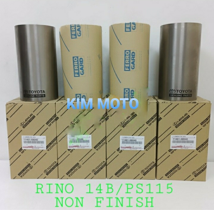 LINER BORING RINO 14B DYNA PS115 ET110 NON FINISH Harga 595,000 rupiah*Gratis Ongkir