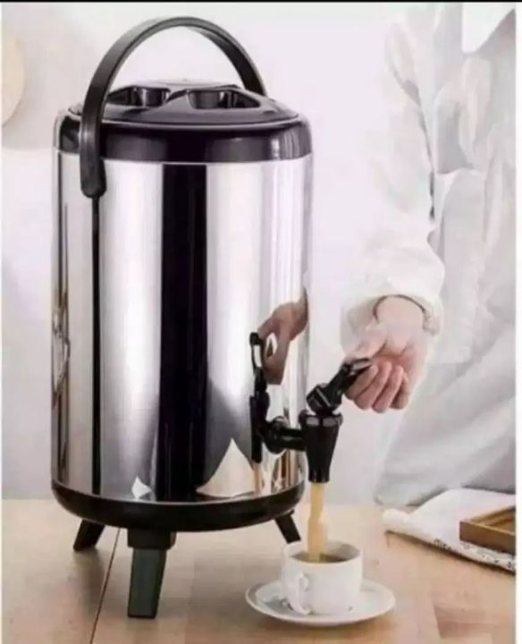 HATAYASHOP-MILK TEA 8L/MILK TEA 10L/MILK TEA 12L /Milktea bucket 8-10-12L/tempat kopi/teh/susu / Milk Tea Bucket Dispenser Stainless Steel Termos Besar Es Water Jug Food Grade Material / MILK TEA BUCKET EMBER TERMOS MILK TEA KAPASITAS 8 L 10L 12L Harga 142,589 rupiah*Gratis Ongkir