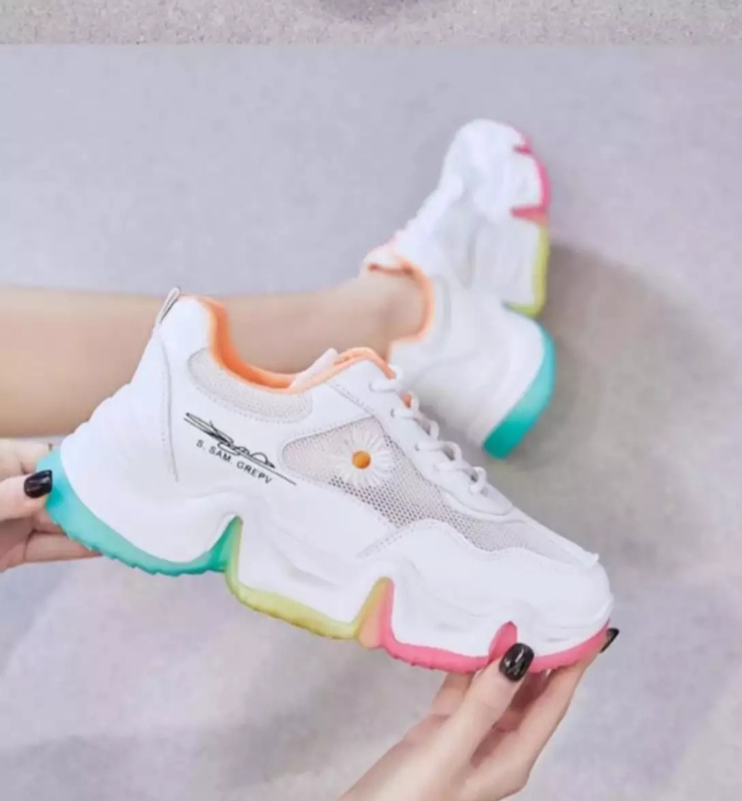 YUKI-New sneakers wanita model korea SAM FASHION