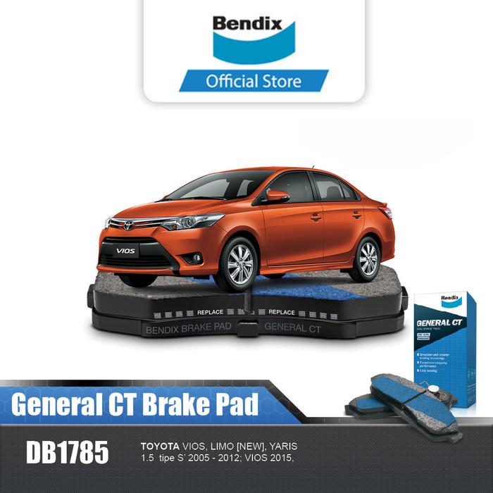 Bendix Kampas Rem Depan Mobil Toyota Vios 2015 - DB1785GCT Harga 571,700 Ringgit*Penghantaran Percuma