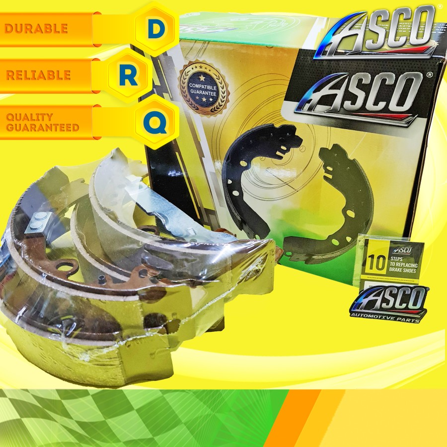 Kampas Rem Belakang Brake Shoe Asco Toyota Fortuner 04'-'16/ Hilux All Harga 712,000 rupiah*Gratis Ongkir