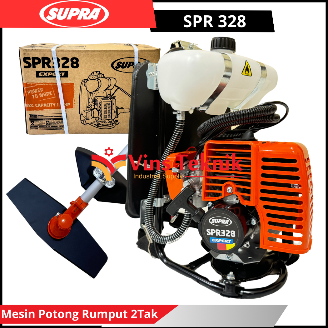Brush Cutter 2 Tak spr328 grass cutting machine carrying supra SPR 328 - Merek Supra Harga 755,000 rupiah*Gratis Ongkir