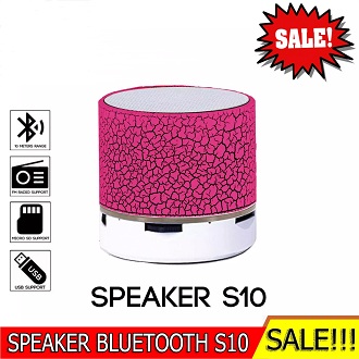 Speaker Bluetooth Retak LED Mini S10 