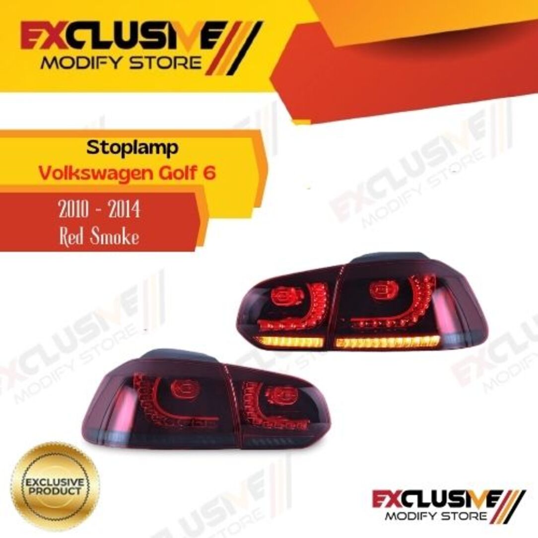 Stoplamp TSI GTI Golf 6 Mk6 model GTI running 2010 2014 red smoke Harga  4,500,000 Ringgit*Penghantaran Percuma