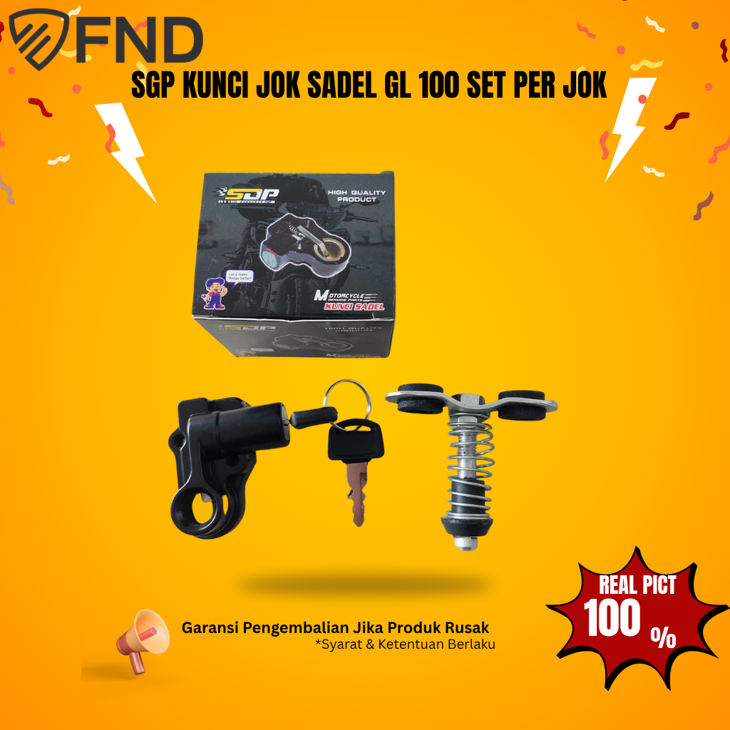 Sgp Saddle Seat Lock Gl 100 Set Per Seat Harga 42,750 rupiah*Gratis Ongkir