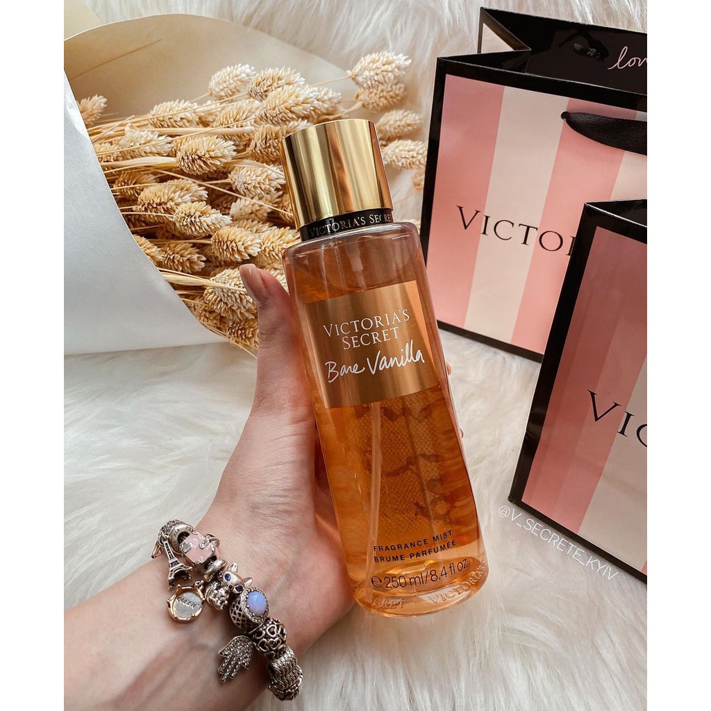 PROMO !!! Victoria Secret Bare Vanilla Body Mist Parfum Wanita