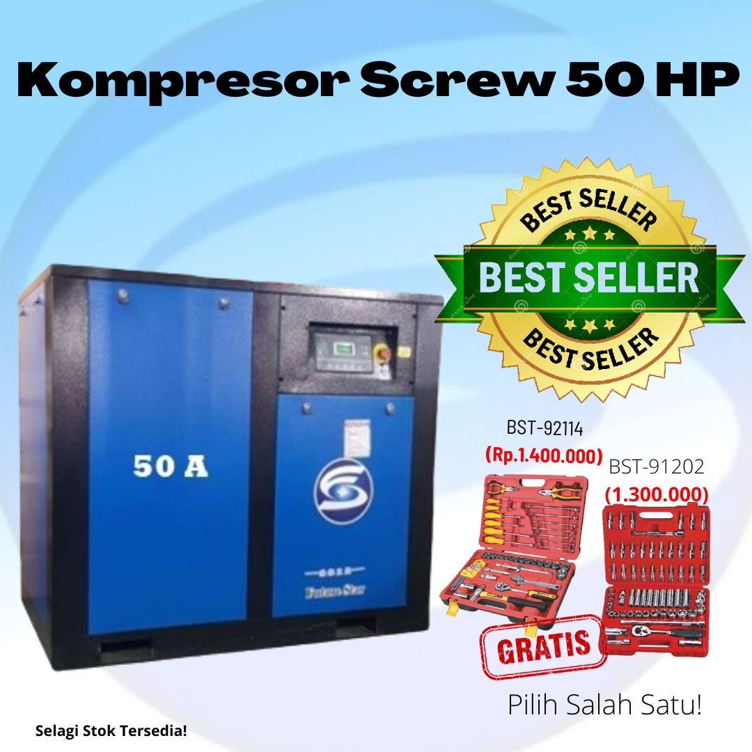 KOMPRESOR ANGIN/UDARA SCREW 50 HP Harga  60,500,000 Ringgit*Penghantaran Percuma