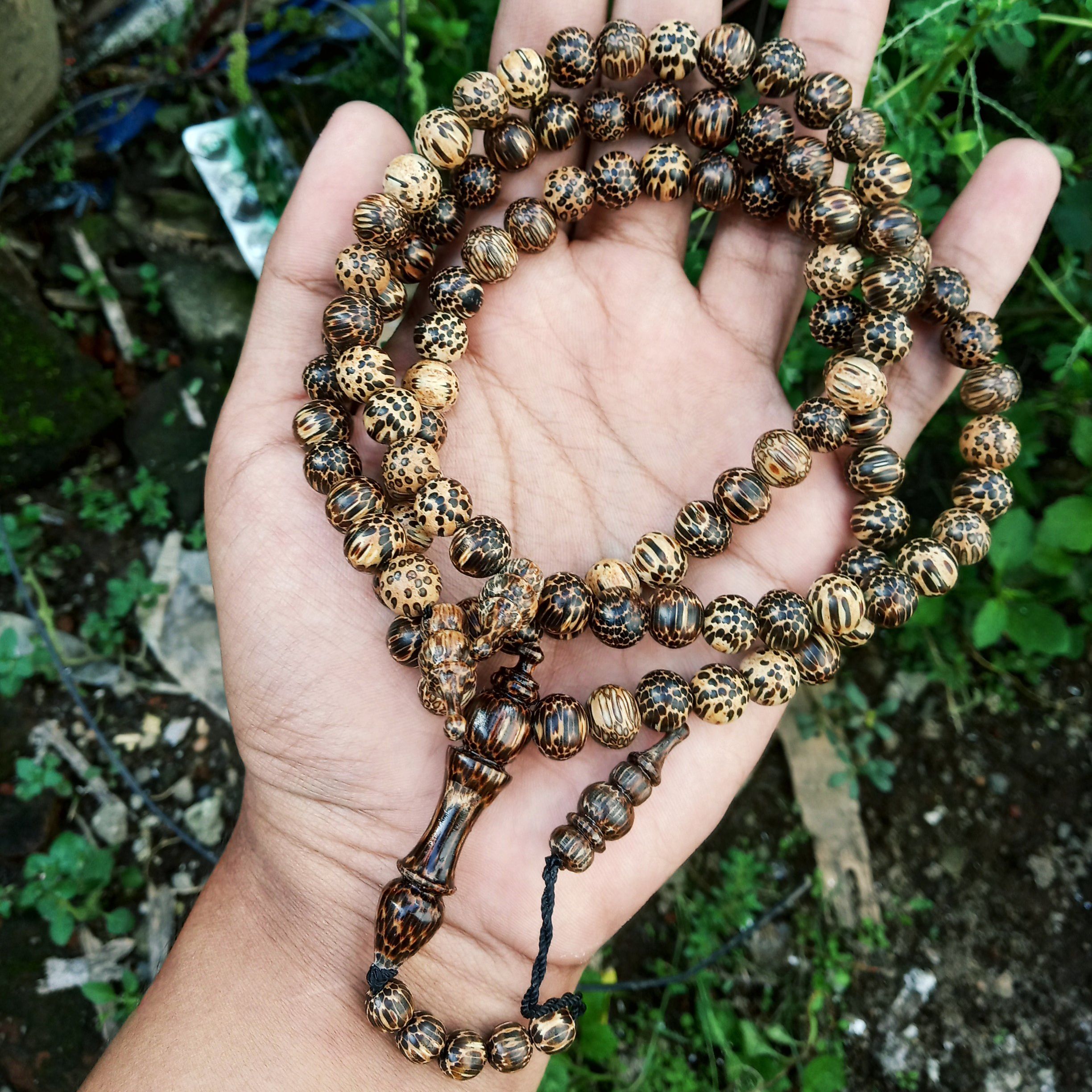 Tasbih Kayu Liwung Macan Asli Berkualitas
