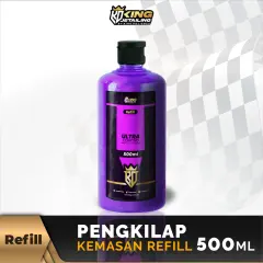 Coating Mobil Ekonomis - KING POLISHES Ultra Coating Pengkilap Mobil Motor Semi Coating Daun Talas kemasan refill