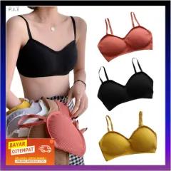 PIT Bra Wanita Tanpa Kawat Bahan Halus Bra 001 Pakaian Dalam Wanita Push Up Elastis Sexy Busa Import