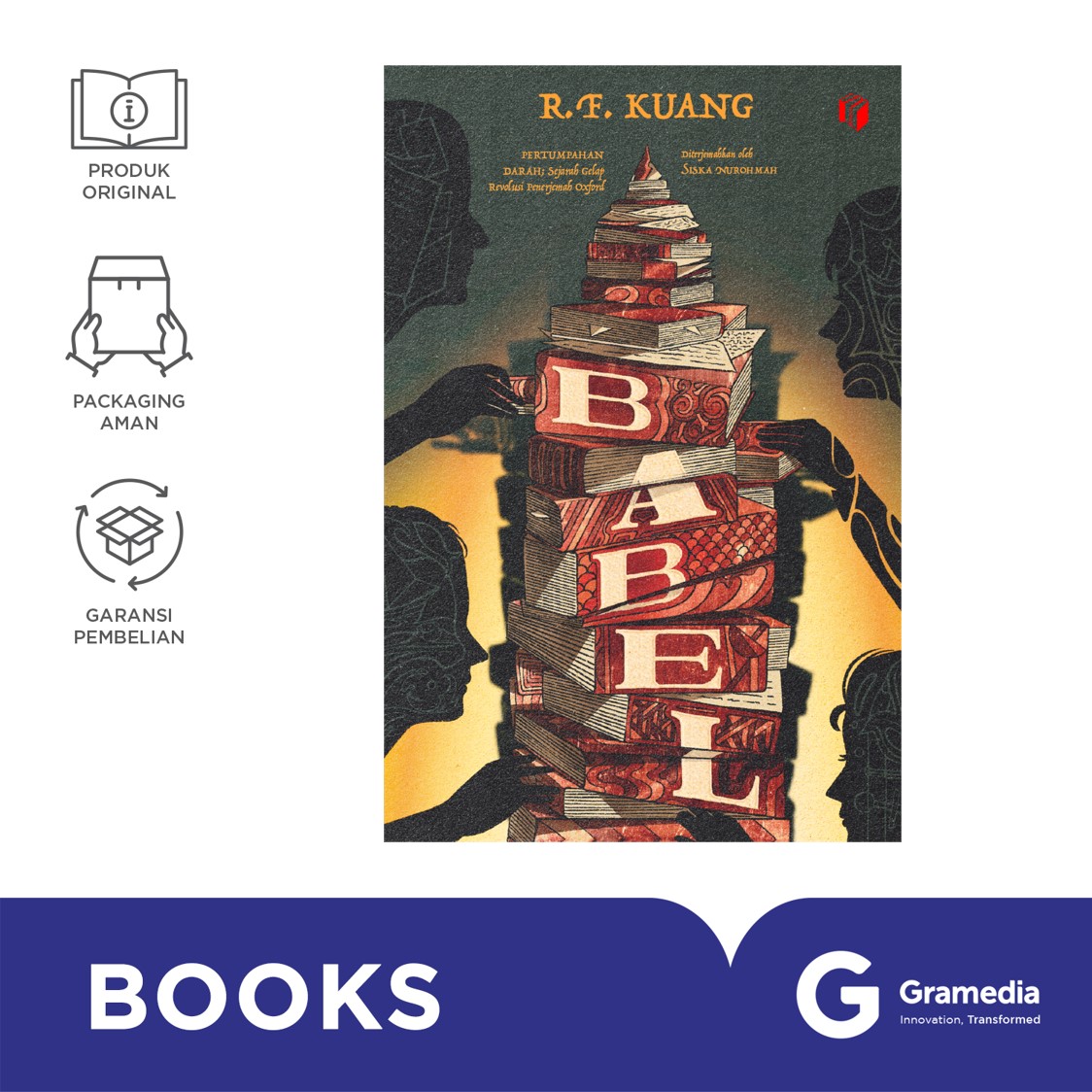 Novel BABEL: PERTUMPAHAN DARAH  SEJARAH GELAP REVOLUSI - Merek Gramedia Harga 159,200 rupiah*Gratis Ongkir