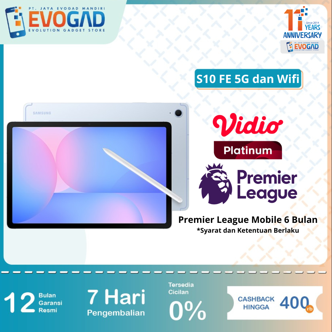 Samsung Galaxy Tab S10 Fe 8/128Gb, Exynos 1580 10.9Inch 8000 Mah | Official Sein Warranty 1 Year Giá 6,008,000 Đồng*Miễn phí vận chuyển